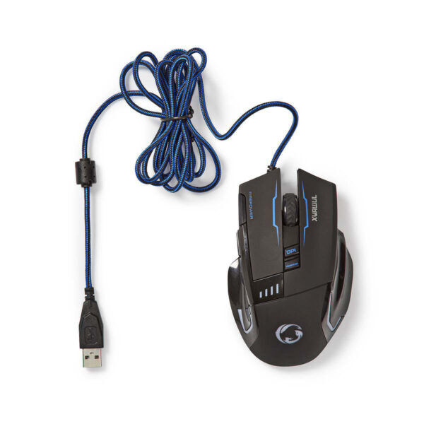 Gaming-Muis | Bedraad | Verlicht | 4000 dpi | 8 Knoppen - Afbeelding 7
