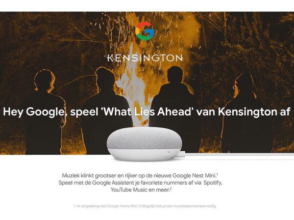 Google Nest Mini - Smart Speaker / Grijs - Afbeelding 4