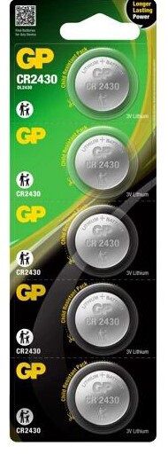 Product thumbnail 3 Volt CR2430 knoopcel (Blister 5 stuks)