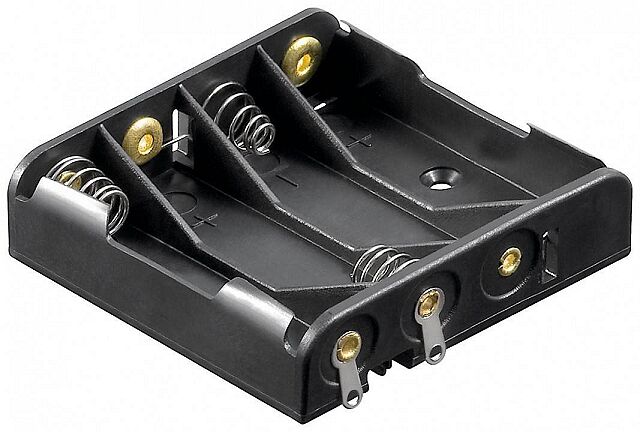 Product thumbnail Batterijhouder 4x AAA soldeeraansluiting