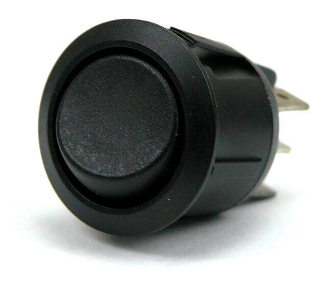 Product thumbnail Wipschakelaar 250Vac/6A 23mm - 2x aan/aan