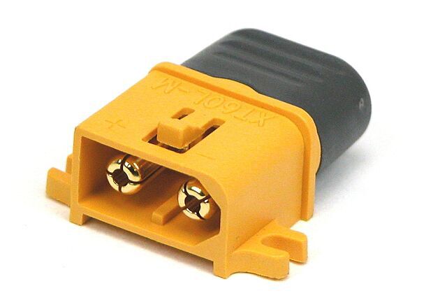 Product thumbnail XT60 Voedingsconnector 2-polig Male 30A - 500Vdc met kap