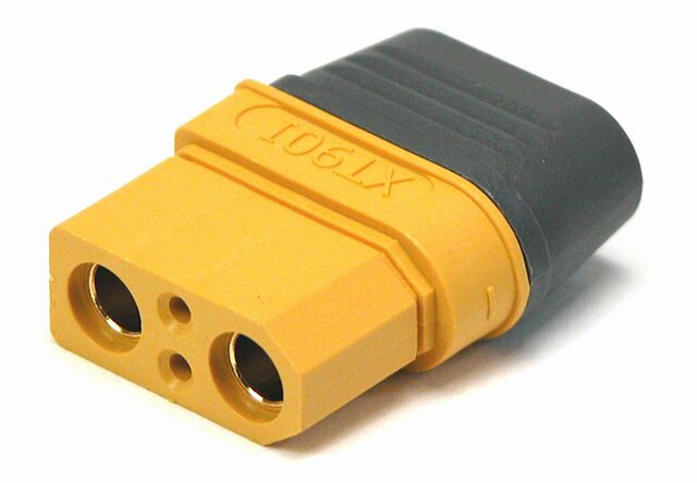 Product thumbnail XT90 Voedingsconnector 4-polig Female 40A - 500Vdc met kap