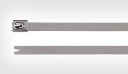 Product thumbnail HellermannTyton bundelband, 521x7.9x0.3mm, zonder vertanding, metaal