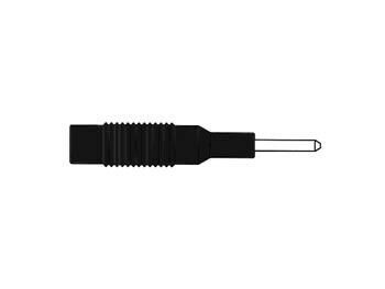 Product thumbnail spuitgegoten verloopstuk 2mm tot 4mm / zwart (MZS 2)