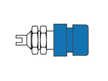 Product thumbnail HIRSCHMANN BUS MET GEISOLEERDE KOP / BLAUW (BIL20)