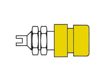 Product thumbnail HIRSCHMANN BUS MET GEISOLEERDE KOP / GEEL (BIL20)