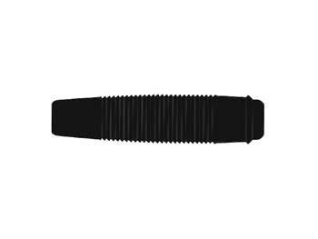 Product thumbnail geïsoleerdE SOEPELE CONTRA BANAANSTEKKER VOOR BANAANSTEKKERS 4mm / ZWART (KUN 30)