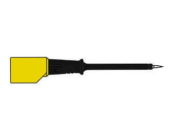 Product thumbnail PROBE VOOR CONTACTBESTRIJDING 4 mm MET SLENDER STAINLESS STEEL TIP / ZWART (PRµF 2S)