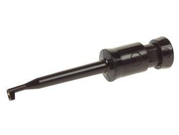 Product thumbnail MINIATUUR KLEMTESTPEN MET SOLDEERAANSLUITING (KLEPS 2) - ZWART