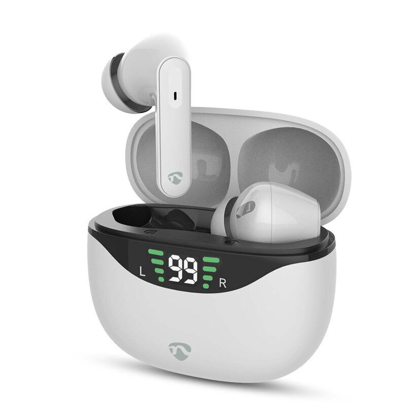 Product thumbnail Draadloze Oordopjes | Noise Cancelling | Bluetooth | Charging case | Wit