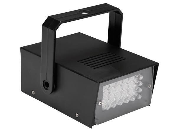 Product thumbnail MINI STROBOSCOOP MET WITTE LEDs - 24 LEDs - OP BATTERIJEN