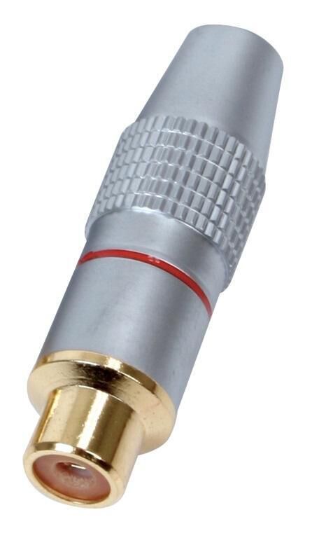 Product thumbnail HIGH END FEMALE RCA AUDIO SOCKET ROOD