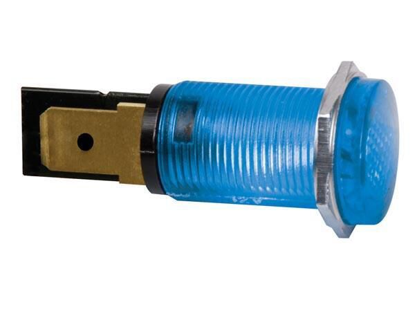 Product thumbnail RONDE SIGNAALLAMP 14mm 220V BLAUW