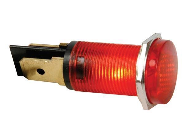 Product thumbnail RONDE SIGNAALLAMP 14mm 220V ROOD