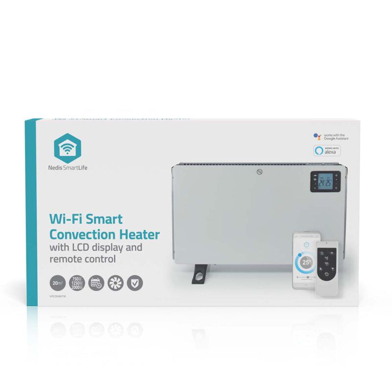 Product thumbnail SmartLife Wifi Convectorkachel | 2000 W | 3 Warmte Standen