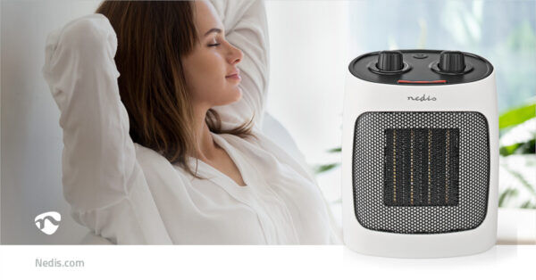 Keramische PTC-Ventilatorkachel | 1000 / 2000 W | Thermostaat - Afbeelding 12