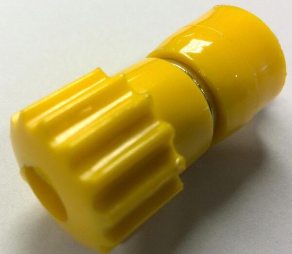 Banaan chassisdeel 4mm 16A geel - Afbeelding 2