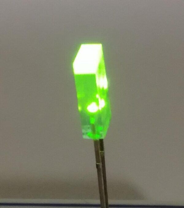 2.5 x 5mm RECTANGULAR LED LAMP GREEN DIFFUSED - Afbeelding 3