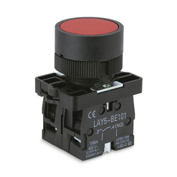 M22 DRUKKNOP FRONT ROOD 1XMAAK / 1XVERBREEK