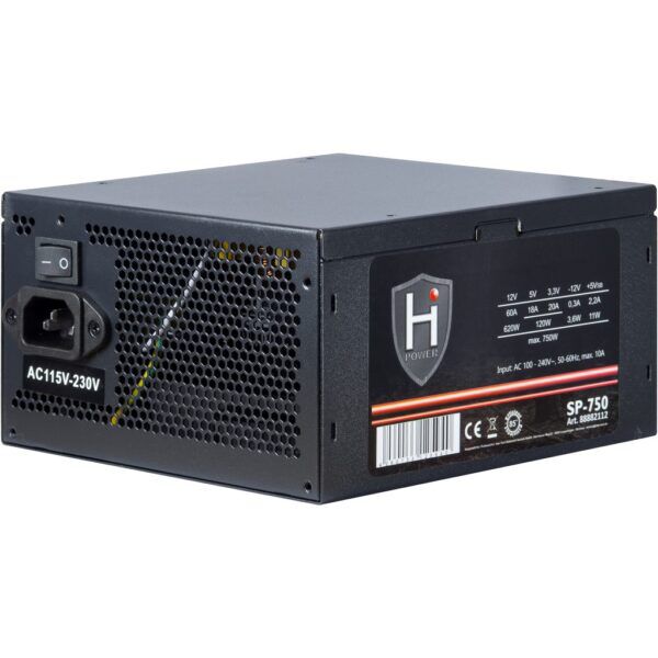 Inter-Tech HIPOWER SP-750 ATX power supply unit 750W PSU / PC voeding - Afbeelding 3