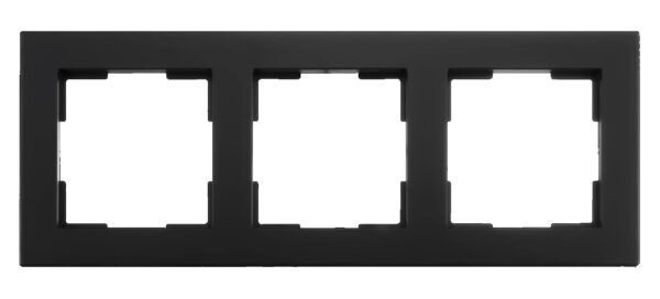 ION 3-voudig afdekraam V1 Mat Zwart