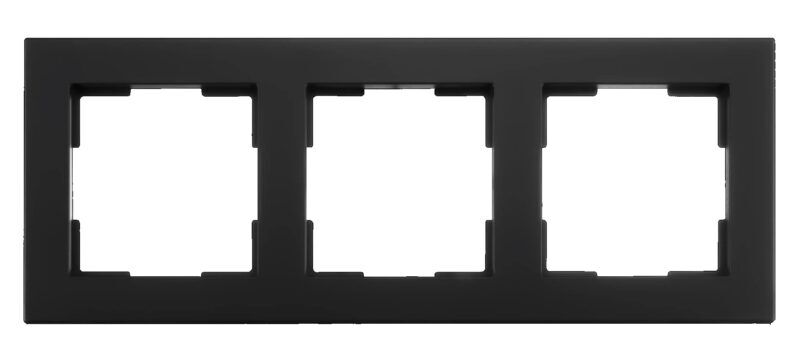 Product thumbnail ION 3-voudig afdekraam V1 Mat Zwart