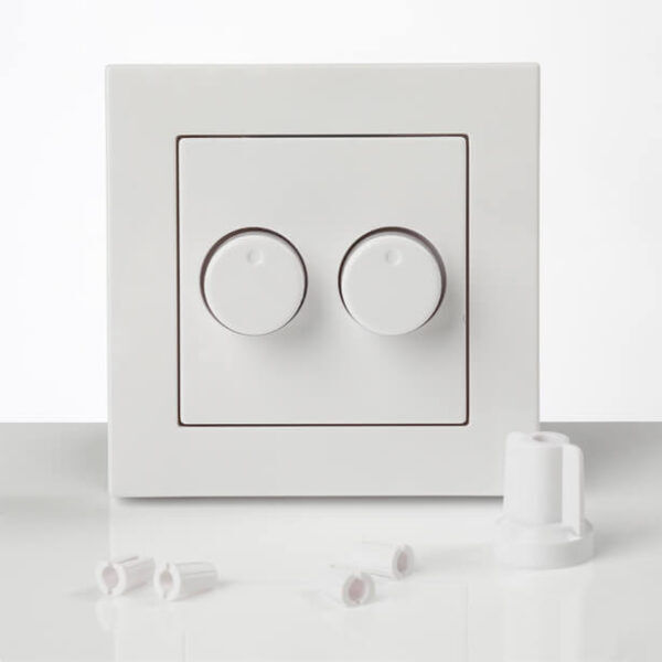 ION Afdekplaat LED Duo Dimmer Wit - Afbeelding 2