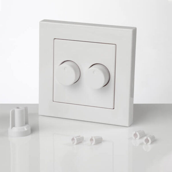 ION Afdekplaat LED Duo Dimmer Wit - Afbeelding 3