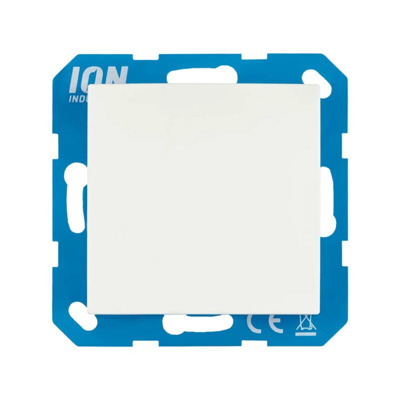 Product thumbnail ION industries blindplaat - V1/J1 alpin wit glanzend