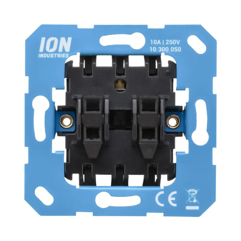 Product thumbnail ION dubbele wisselschakelaar inbouw basis