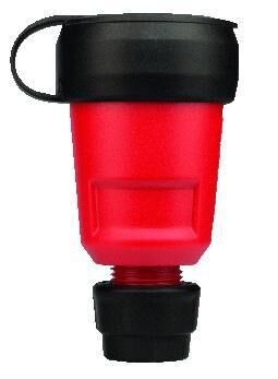 Product thumbnail IP44 Contra stekker met randaarde en klapdeksel rood