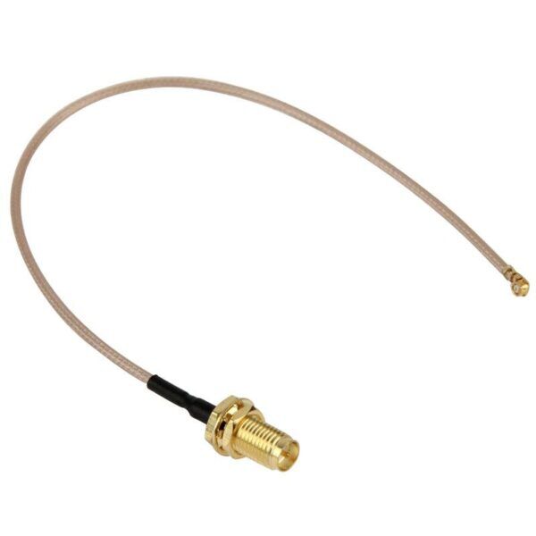 Antenne verloopkabel | IPX connector naar RP-SMA Female | 50 Ohm | 0.2 meter