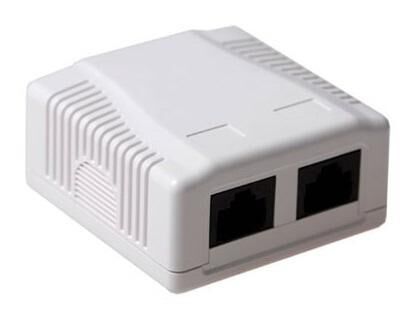 Product thumbnail Modulair opbouwdoos unshielded 2-voudig CAT5E