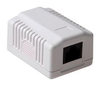 Product thumbnail Modulair opbouwdoos unshielded 1-voudig CAT5E