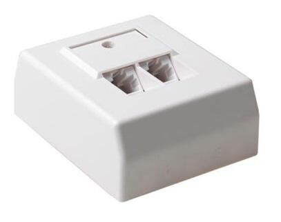 Product thumbnail Modulair opbouwdoos unshielded 2 poorts CAT5e