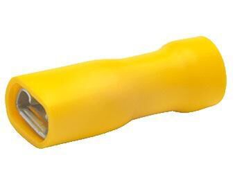 Product thumbnail GEISOLEERDE VROUWELIJKE VLAKSTEKKER 6.4mm GEEL