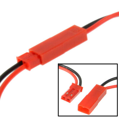 Product thumbnail JST 2-polige Voedingsconnector (Male + Female) 20cm kabel