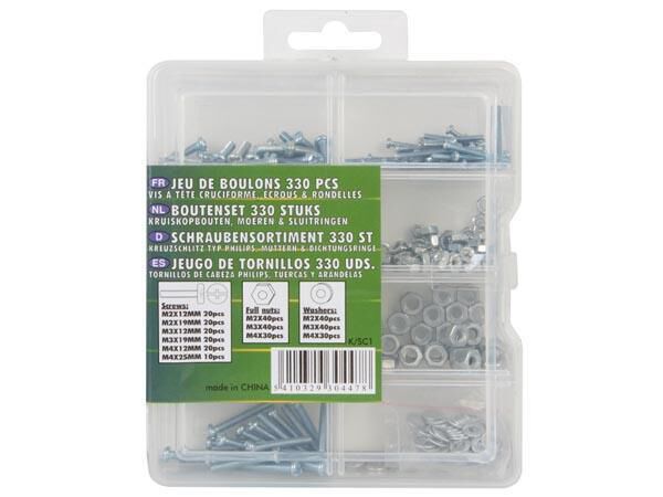 Product thumbnail BOUTENSET 330 ST. (PHILIPS SCHROEVEN, MOEREN EN SLUITRINGEN)