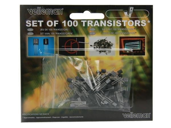 Product thumbnail SET TRANSISTOREN - 100 st. - 8 WAARDEN