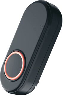 Product thumbnail KLIKAANKLIKUIT DEURBELKNOP ZWART ACDB-8000AZ