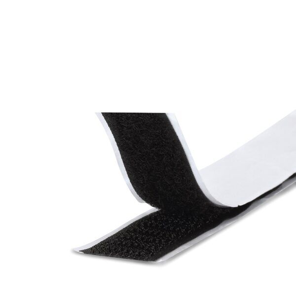 KLITTENBAND TAPE 20MM ZWART 10M - Afbeelding 2