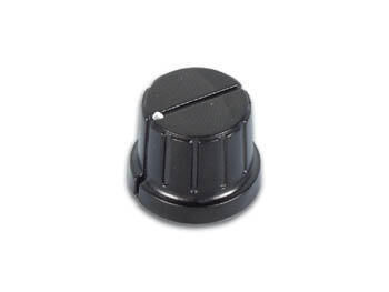 Product thumbnail KNOP (ZWART MET WITTE PUNT 20.8mm/6mm)