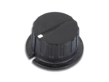 Product thumbnail KNOP (ZWART MET WITTE PUNT 35.7mm/6mm)