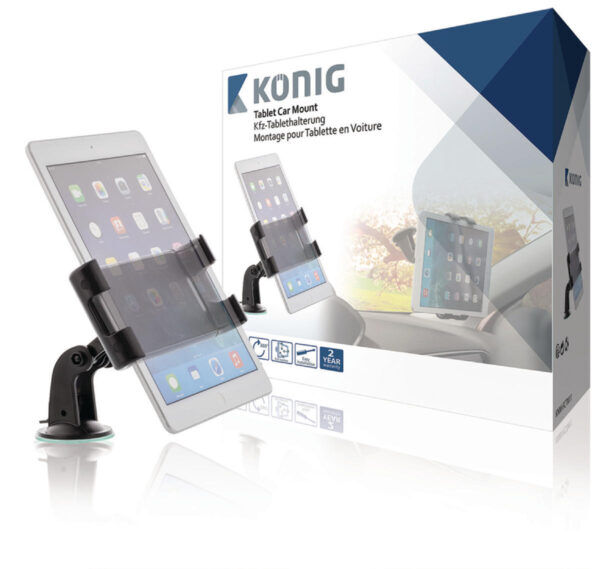 Tablet Autohouder 360  Draai- en Kantelbaar 0.7 kg