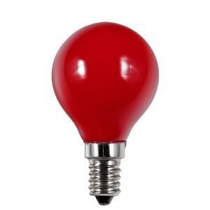 Product thumbnail Kogellamp 25W E14 230V rood