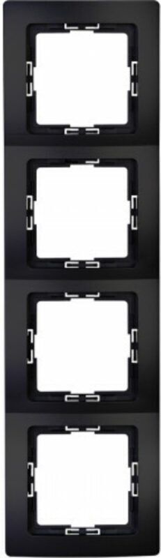 Product thumbnail Kopp Paris 4-voudig afdekraam mat zwart