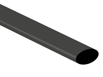 Product thumbnail KRIMPKOUS MET LIJM 3.2MM>1MM ZWART