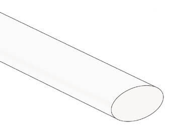Product thumbnail Thermische Krimpkous transparant 25,4 - 12,7