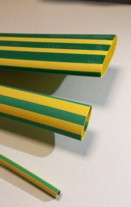 Product thumbnail KRIMPKOUS GEEL/GROEN 9.5MM 100CM